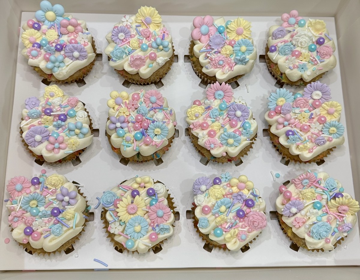 Decorated cupcakes